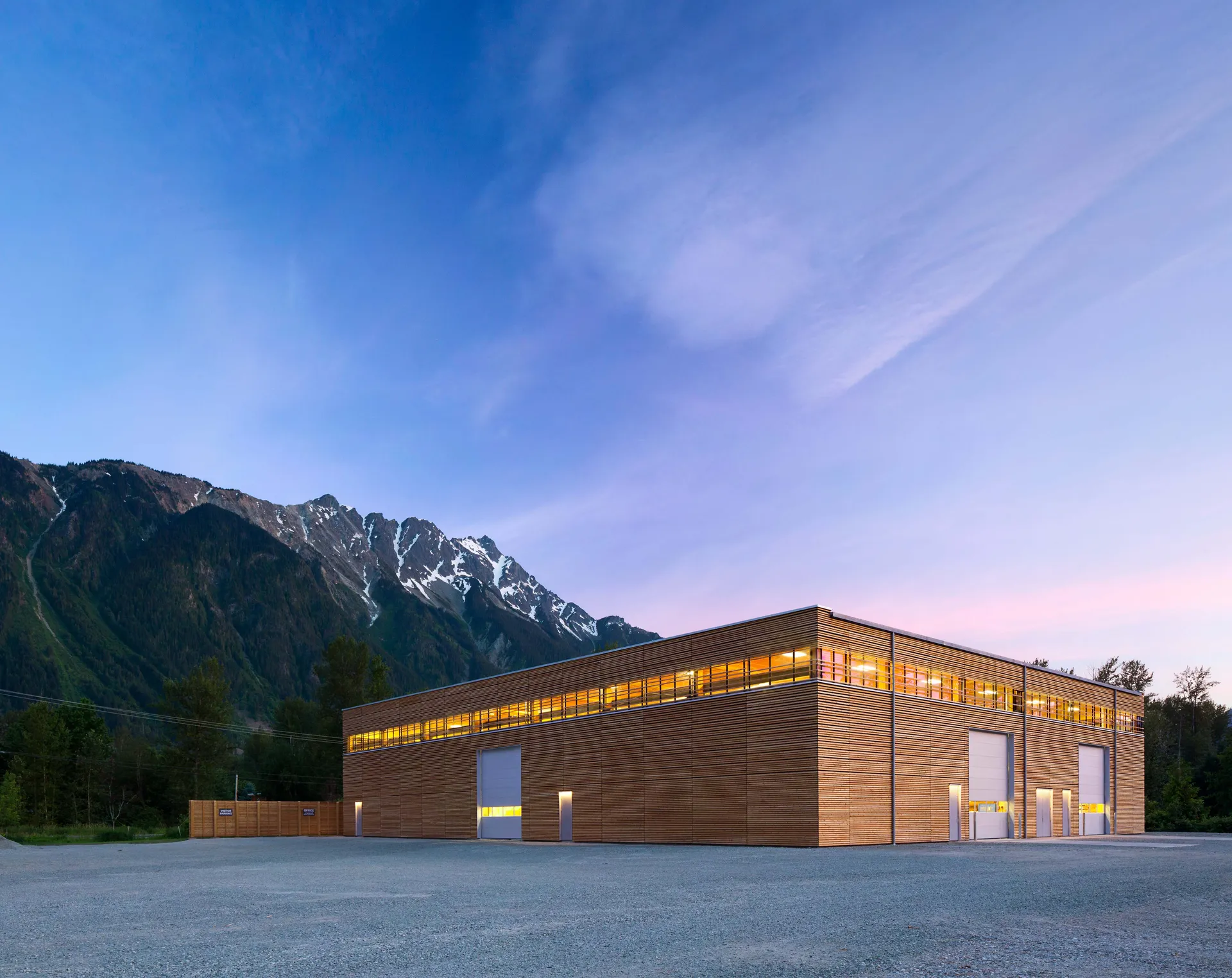 BC Passive House Factory exterior